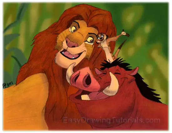 Learn How to Draw Simba from The Lion Guard (The Lion Guard) Step by Step :  Drawing Tutorials