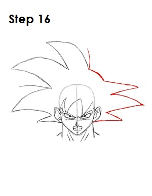 HOW TO DRAW THE SUPER EASY GOKU - STEP BY STEP 