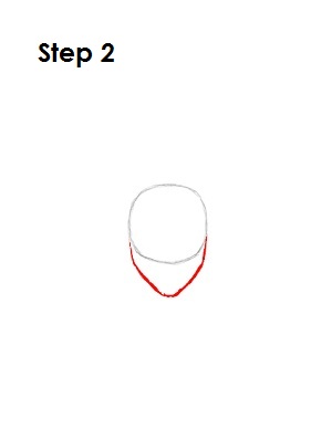 How to Draw Goku Step 2