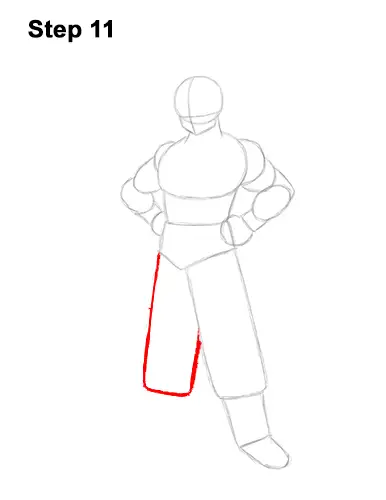 How to Draw Goku Full Body Dragon Ball Z 11
