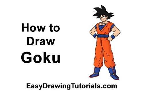 Fukkatsu No Super - Drawing Goku Full Body | Transparent PNG Download  #4040062 - Vippng