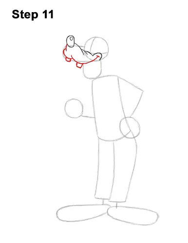 How to Draw Goofy Disney Full Body 11