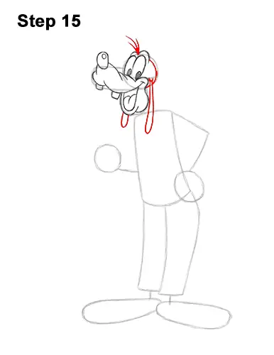 How to Draw Goofy Disney Full Body 15