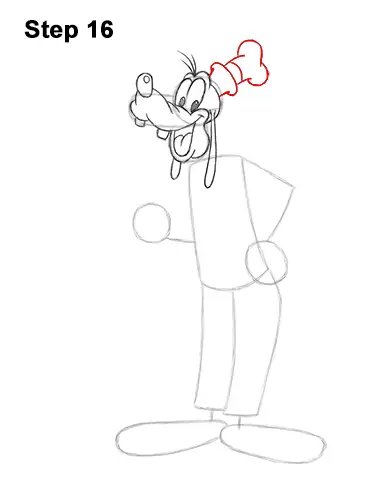How to Draw Goofy Disney Full Body 16