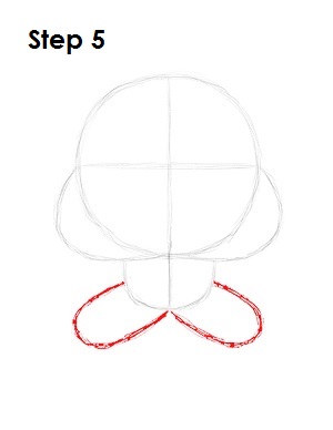 How to Draw Goomba Step 5