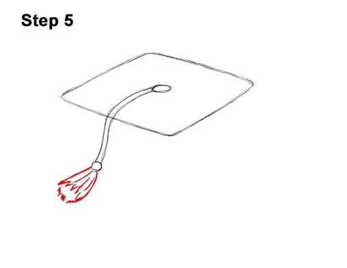 How To Draw A Graduation Cap With Diploma Video And Step By Step Pictures