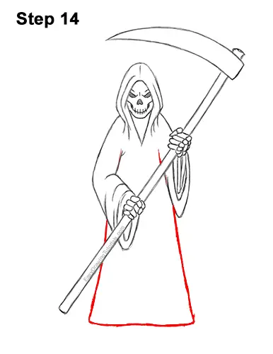 Grim Reaper Pen Drawing by Elegant-Storm on DeviantArt