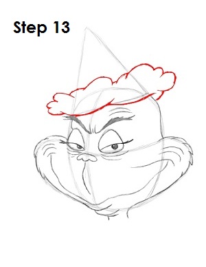 Draw The Grinch Step 13
