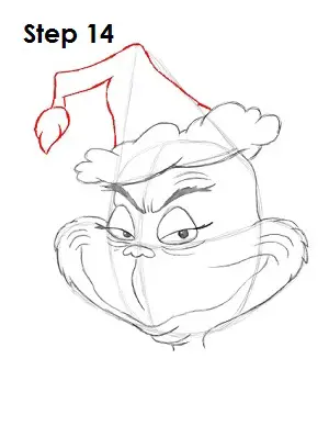 Draw The Grinch Step 14