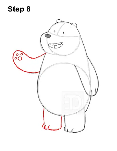 How to Draw Grizz Grizzly We Bare Bears 8