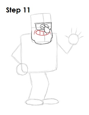 Draw Grunkle Stan 11