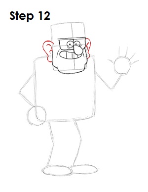 Draw Grunkle Stan 12