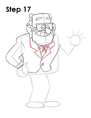 Draw Grunkle Stan 17