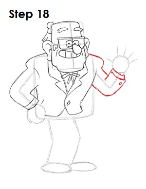 Draw Grunkle Stan 18