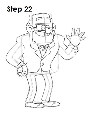 Draw Grunkle Stan 22