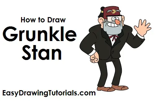 How to Draw Grunkle Stan