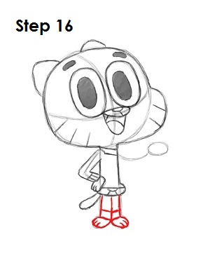 Here's a drawing I made of Gumball Watterson. What do you think? : r/gumball