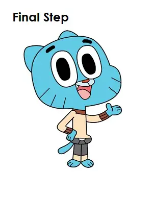 Draw Sailor Gumball Watterson Complete