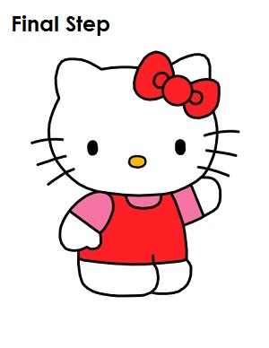 How to Draw Hello Kitty Easy