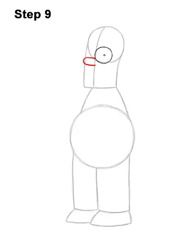 How to Draw Homer Simpson Full Body 9