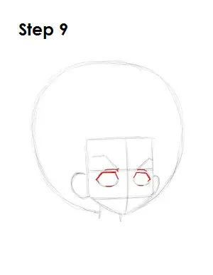 How to Draw Huey Boondocks Step 9