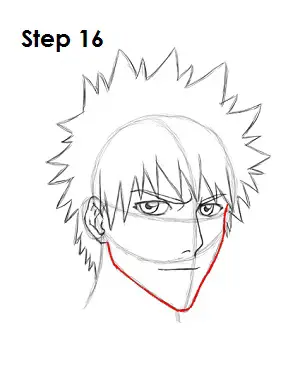  Draw Ichigo Step 16