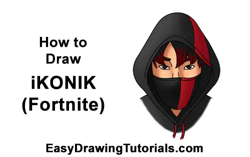 How To Draw Ikonik Fortnite With Step By Step Pictures