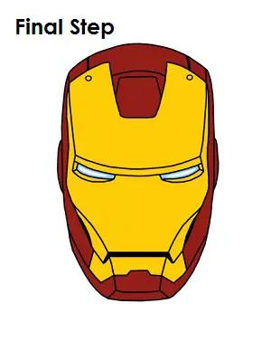 How to Draw Iron man Helmet  Step by Step for Beginners  Avengers  EndGame  Marvel Comics  YouTube