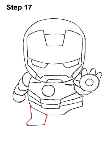 How To Draw Iron Man (Mini)