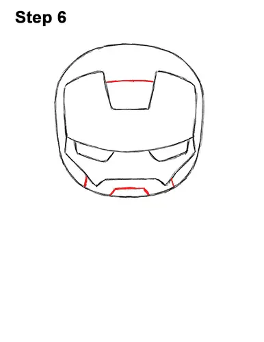 Draw Mini Chibi Cute Little Iron Man 6