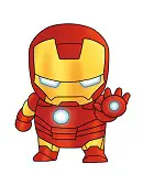 How to Draw Iron Man Mini Chibi