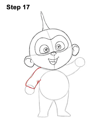 How to Draw Jack Jack Cute Baby Incredibles 17