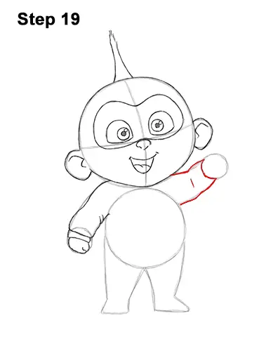 How to Draw Jack Jack Cute Baby Incredibles 19