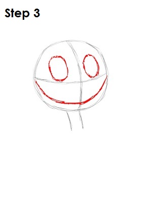 How to Draw Jack Skellington Step 3