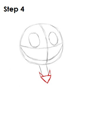 How to Draw Jack Skellington Step 4