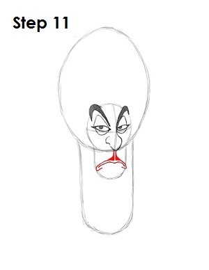 How to Draw Jafar Step 11