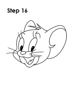 How to Draw Jerry Step 16