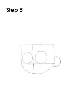 Draw Johnny Test Step 5
