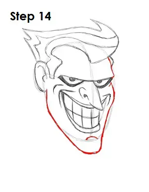 Draw the Joker Step 14