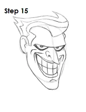 Draw the Joker Step 15