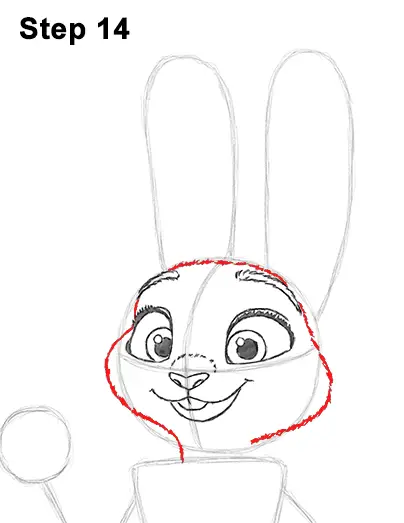 Draw Judy Hopps Zootopia 14