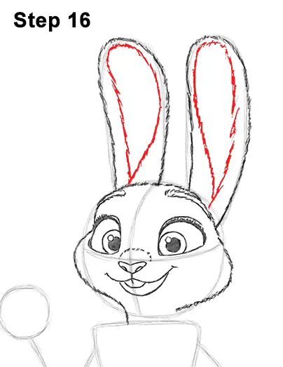 Draw Judy Hopps Zootopia 16