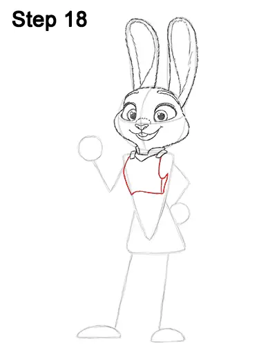 Draw Judy Hopps Zootopia 18