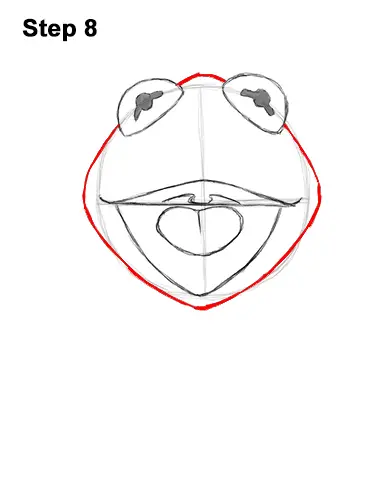 How to Draw Kermit the Frog Muppet 8