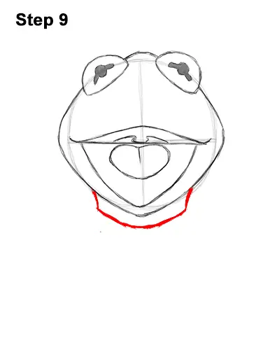 How to Draw Kermit the Frog Muppet 9