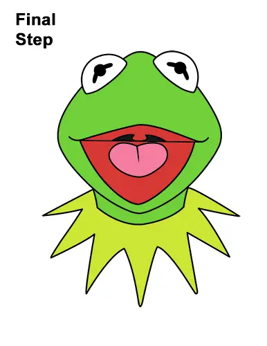 How to Draw Kermit the Frog Muppet