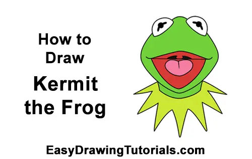 How to Draw Kermit the Frog Muppet