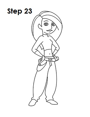 How to Draw Kim Possible