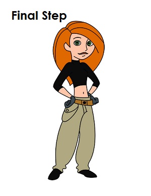 How to Draw Kim Possible