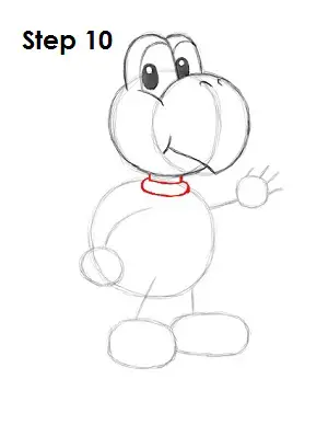 How to Draw Koopa Troopa Step 10
